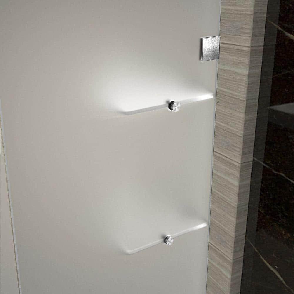 Aston Avalux GS 37" x 72" Square Hinged Shower Enclosure SEN992F-SS-3736-10