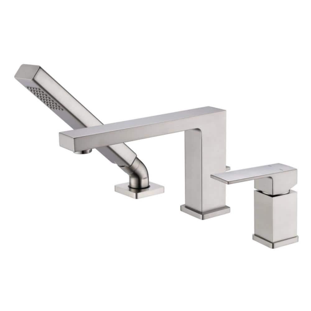 Ultra Faucets Rift 1 Handle Bathroom Roman Tub Faucet UF65843