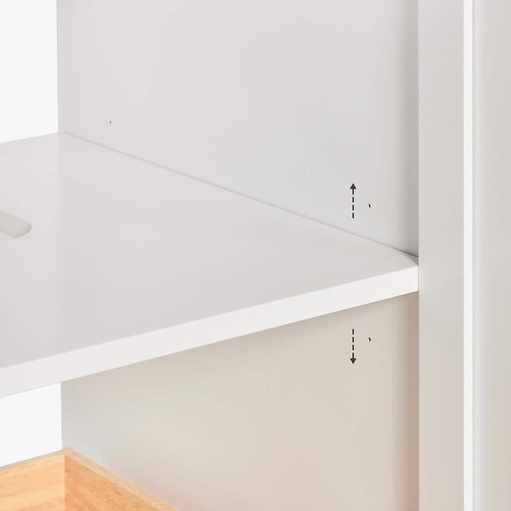 Ariel Kelley 66 Inch Double Sink Base Cabinet In Oak