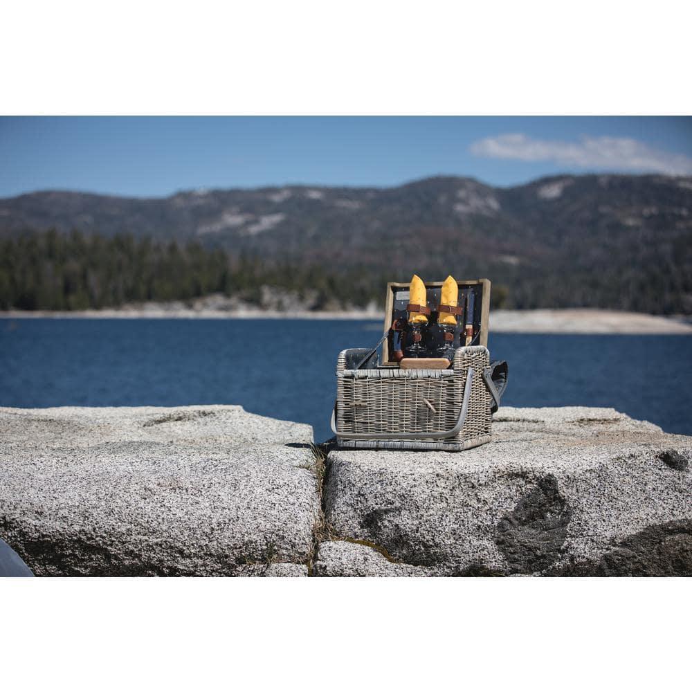 Picnic Time Kabrio Wine & Cheese Picnic Basket with Picnic Set 2