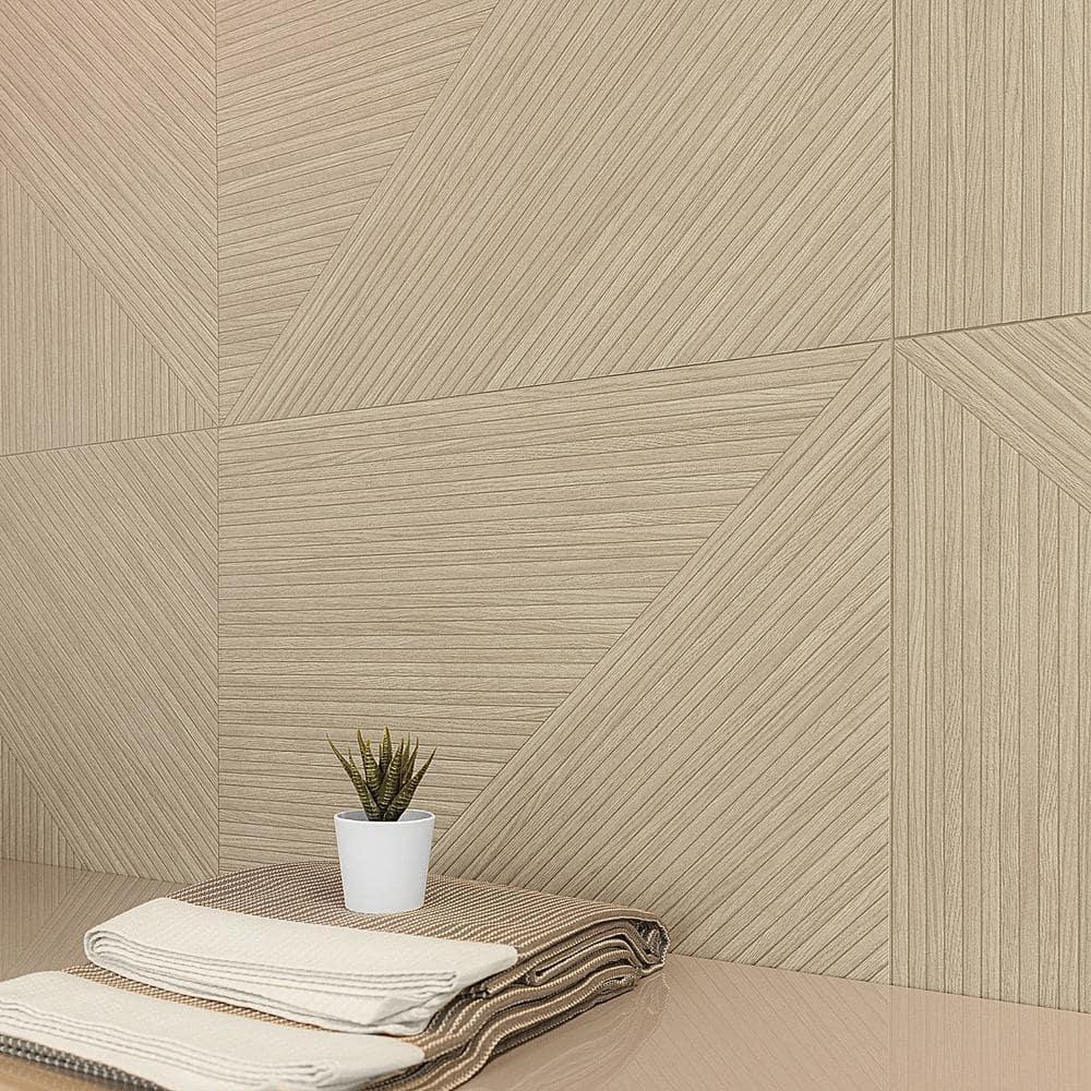 23.62 in. x 47.24 in. Matte Porcelain Wood Look Wall Tile (15.49 Sq. Ft./ case)
