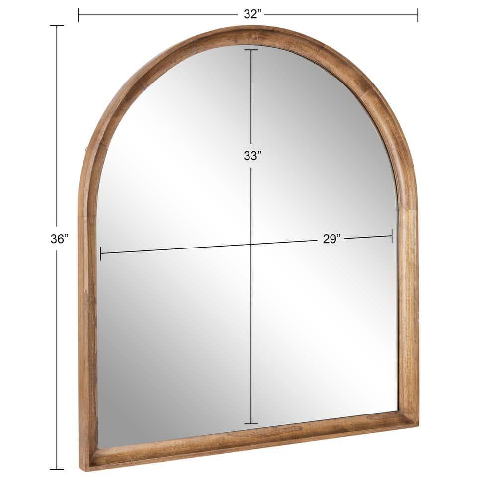 Branwell Wood Flat Mirror