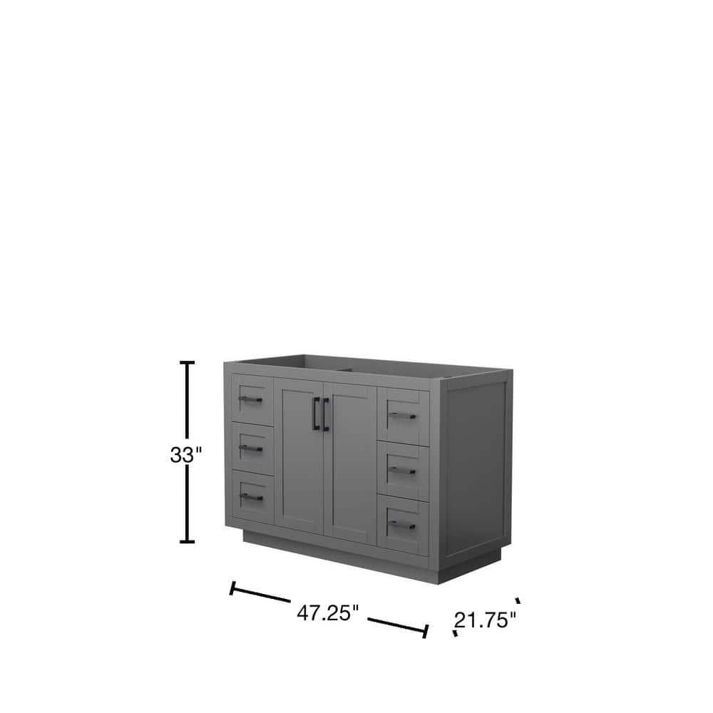 Wyndham Collection Miranda 47.25" Freestanding Single Bathroom Vanity Base Only