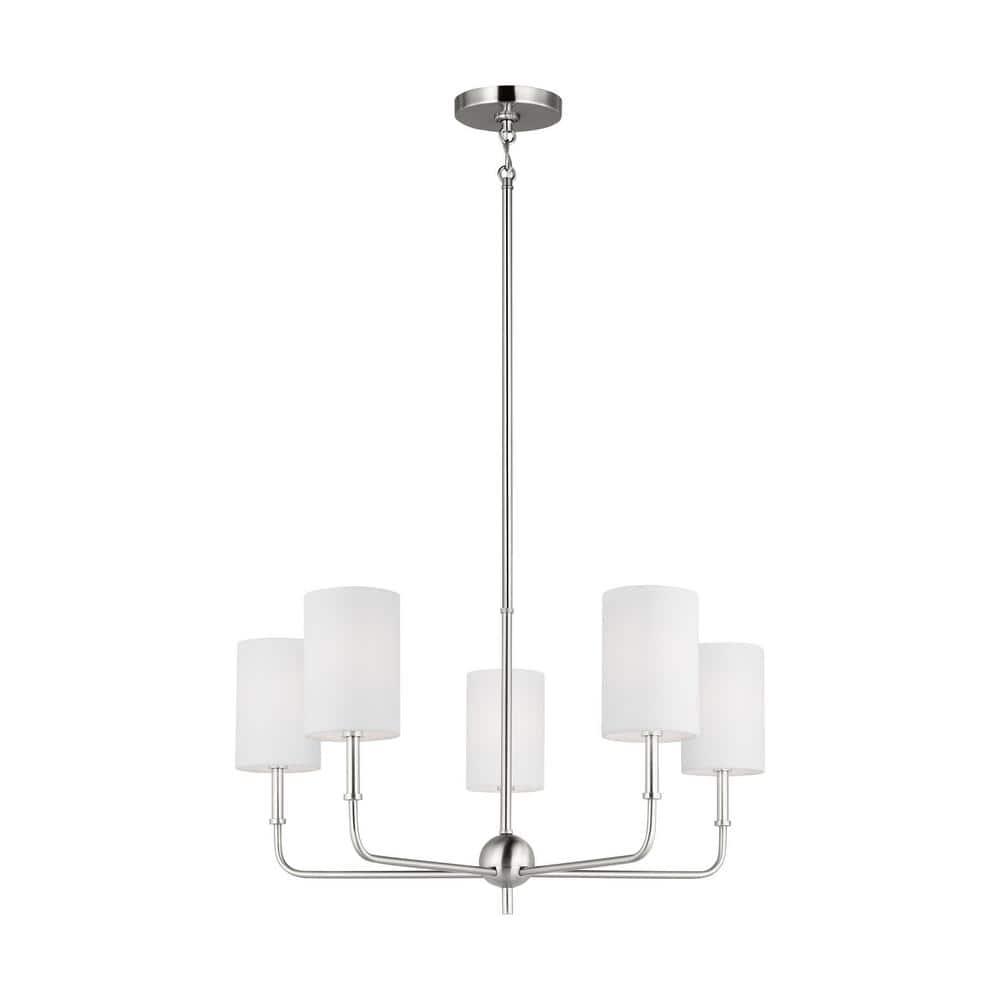 Rowley 5 Light Metal Dimmable Chandelier