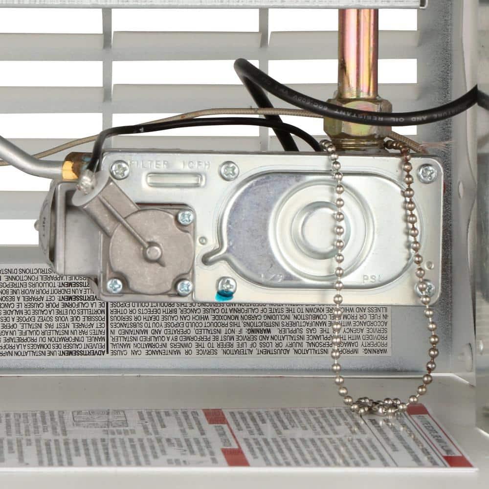 Williams 2509621A 25,000 BTU 70% Afue Liquid Propane Wall Mounted Heater - White