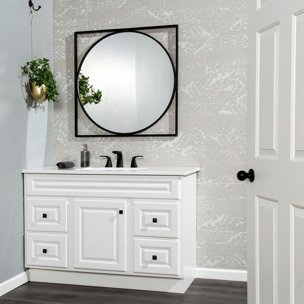 Palisade 25.6 in. x 14.8 in. Interlocking Vinyl Waterproof Wall Tiles