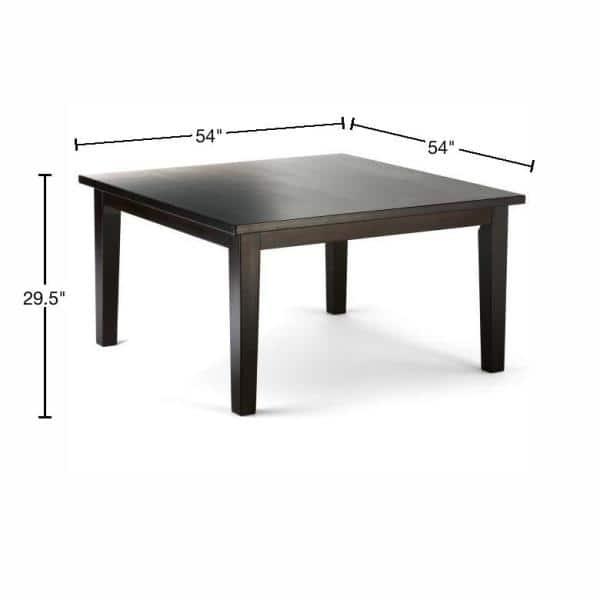 Simpli Home Eastwood Solid Wood Dining Table, Contemporary Style