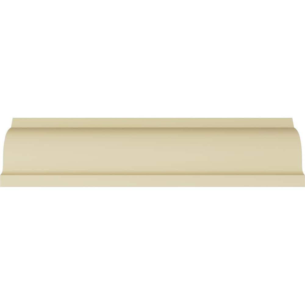 Ekena Millwork 4 1/4"H x 2 3/4"P x 5"F x 94 1/2"L Scott Crown Moulding