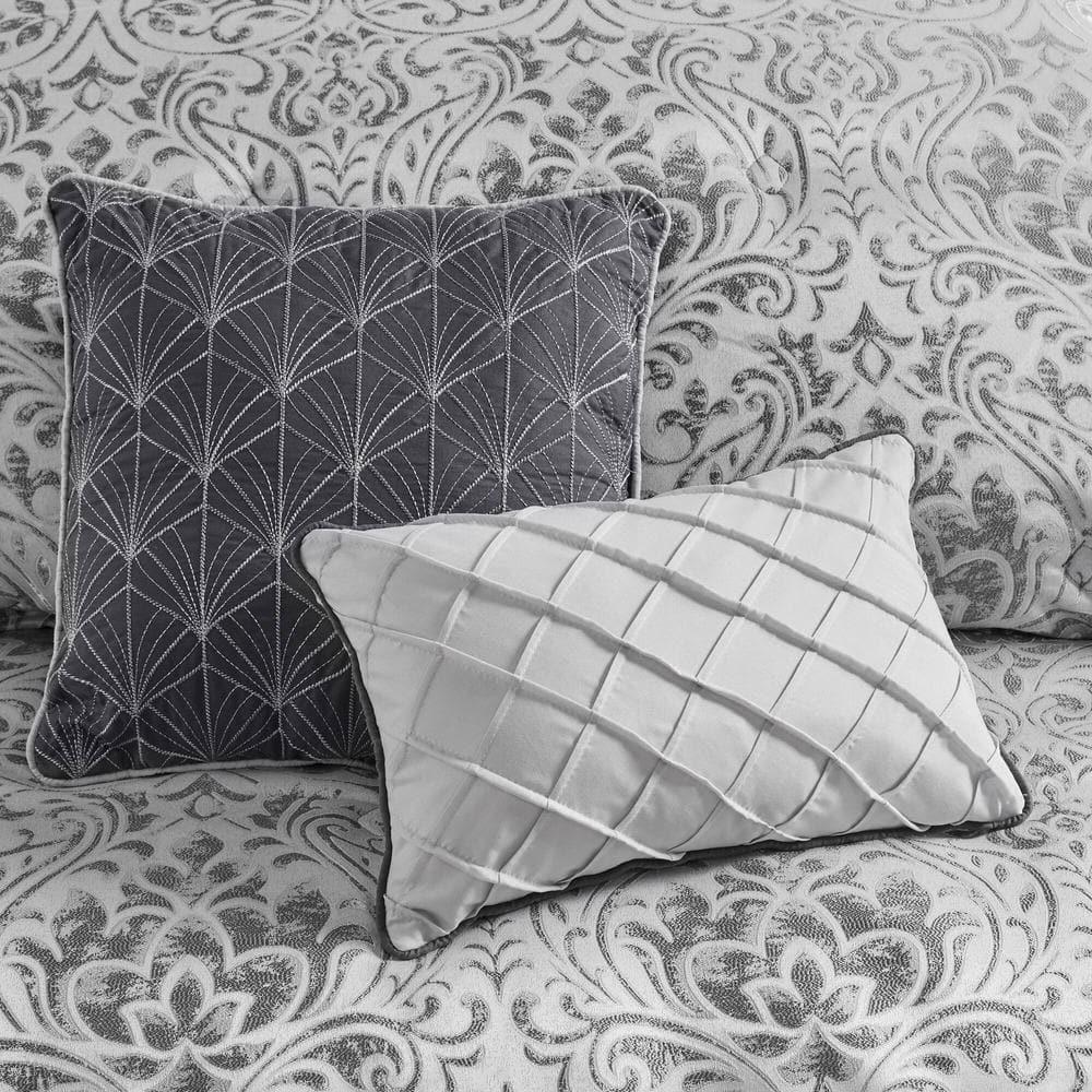 Emilia 12 Piece Jacquard Comforter Set with Bed Sheets