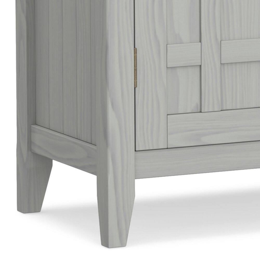 Simpli Home Bedford 54"W Solid Wood Sideboard Buffet and Wine Rack, 2 Drawers, and 2 Cabinets