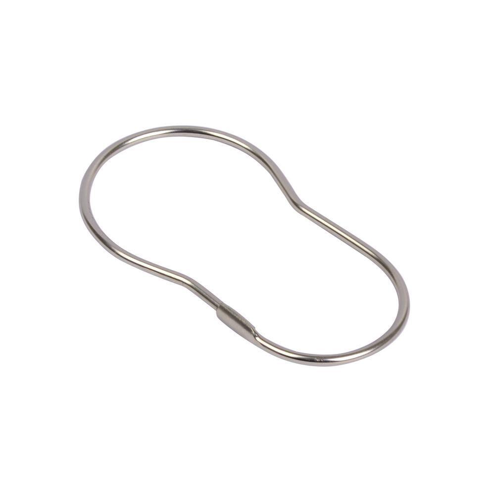 Utopia Alley Utopia Alley Rustproof Fixed Mount Single Curved Shower Rod, Aluminum, adjustable from 45" to 72" Wide