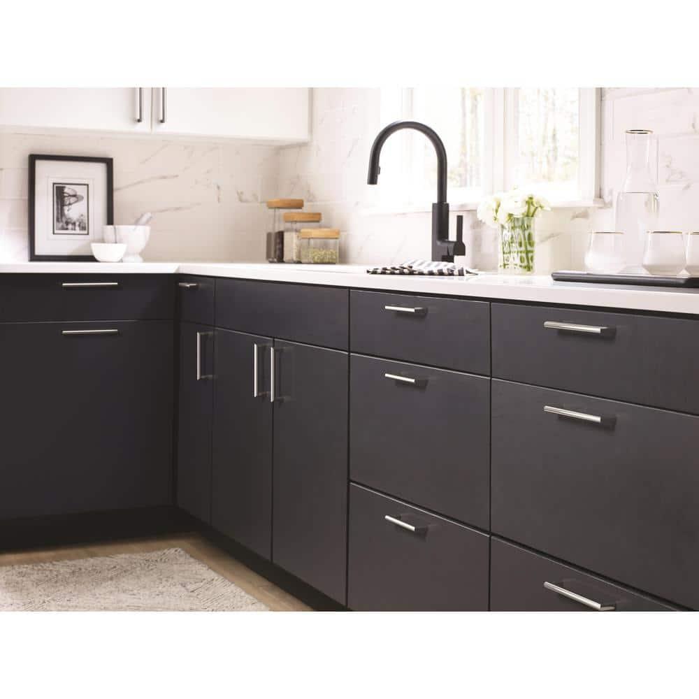 Amerock Revolve 3-3/4 inch (96mm) Center-to-Center Polished Chrome Cabinet Pull