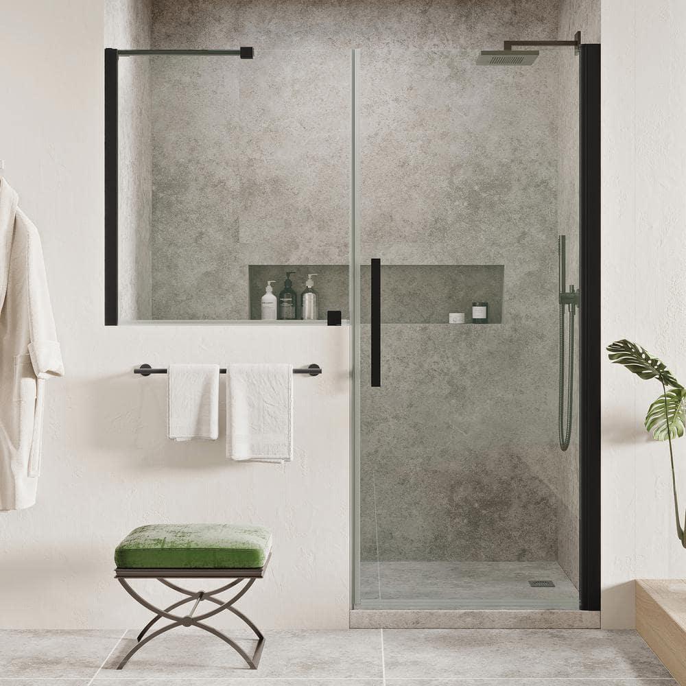Endless Pasadena 59" W x 72" H Buttress Alcove Shower Kit, Door, Panel