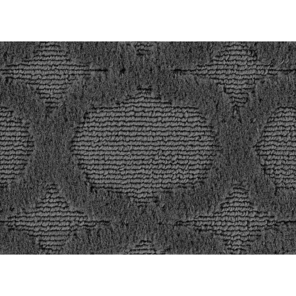 Garland Rug Garden Trellis Polypropylene Cinder Gray Indoor/Outdoor Area Rug, 4' x 6'