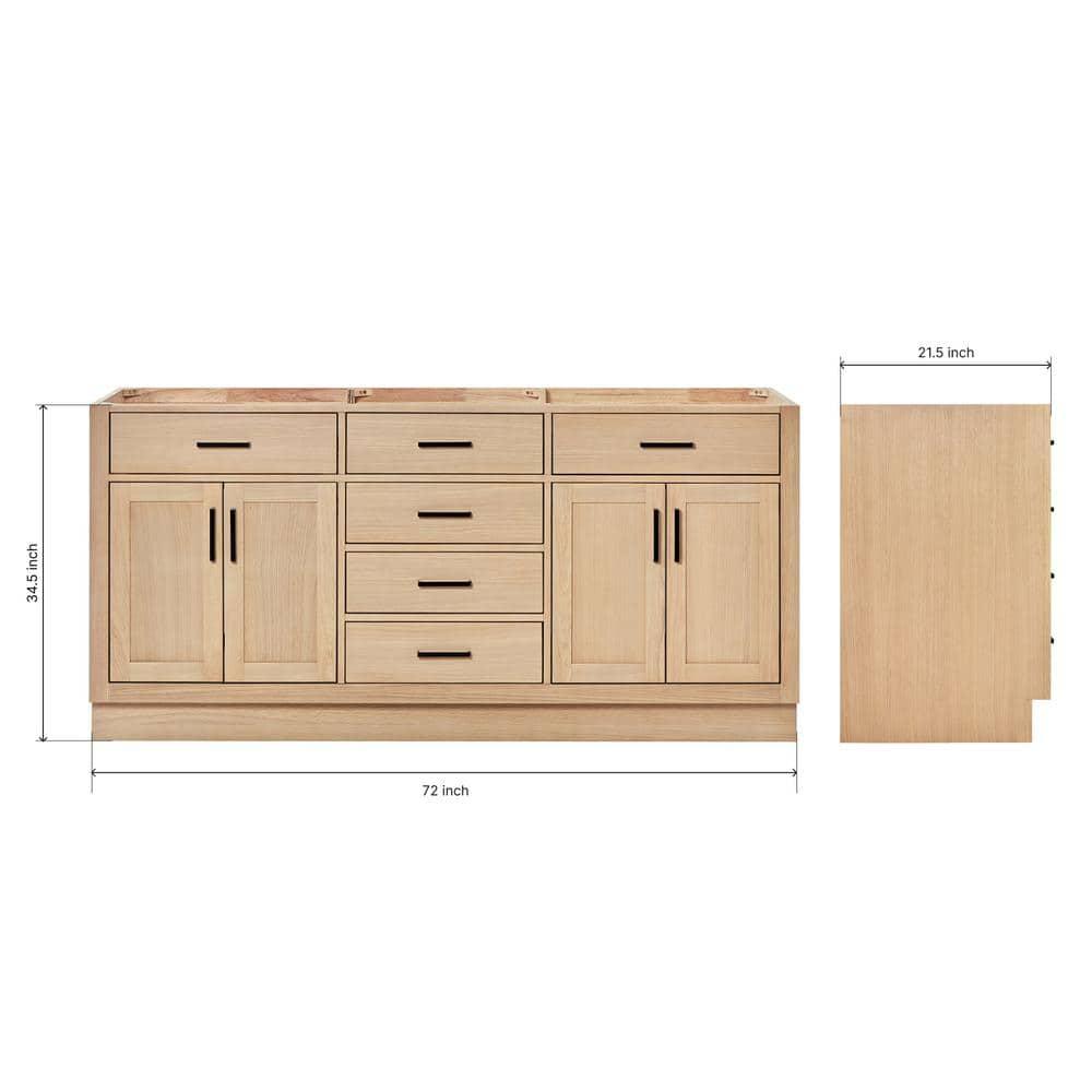 ARIEL Hepburn 72 Bathroom Vanity Base Only