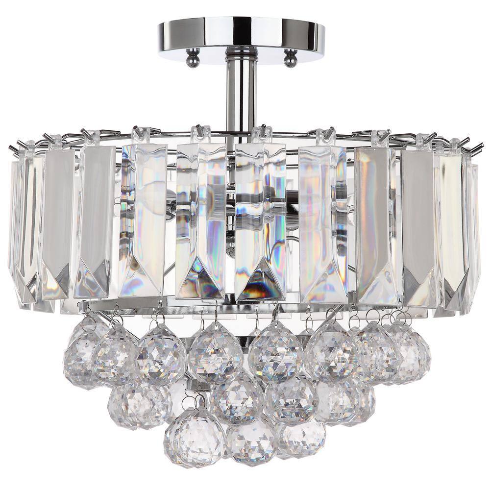 Vaxcel Ceiling Lamp - LIT4486 - Chrome - Safavieh