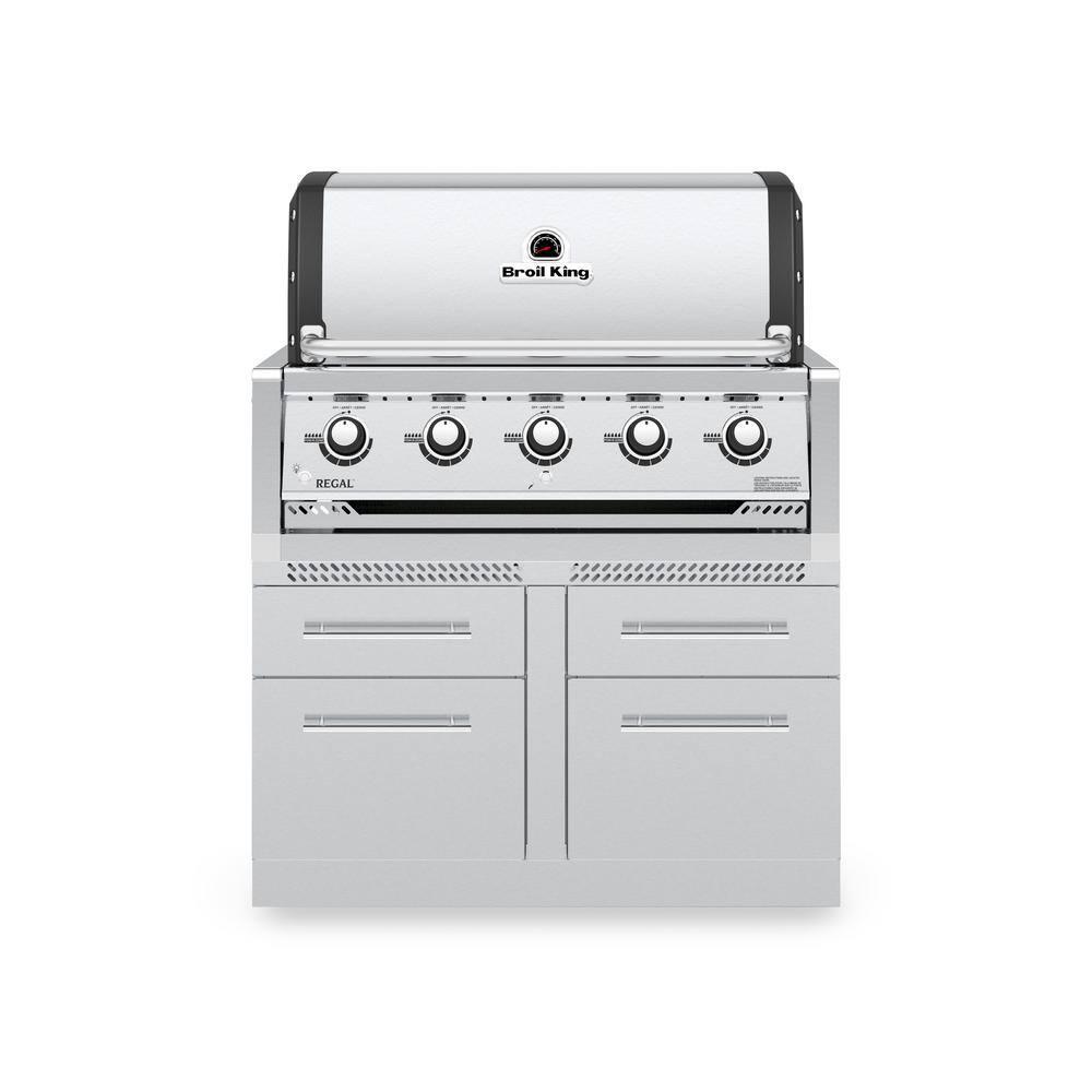 Broil King Regal S 520 5-Burner Built-InGrill Head
