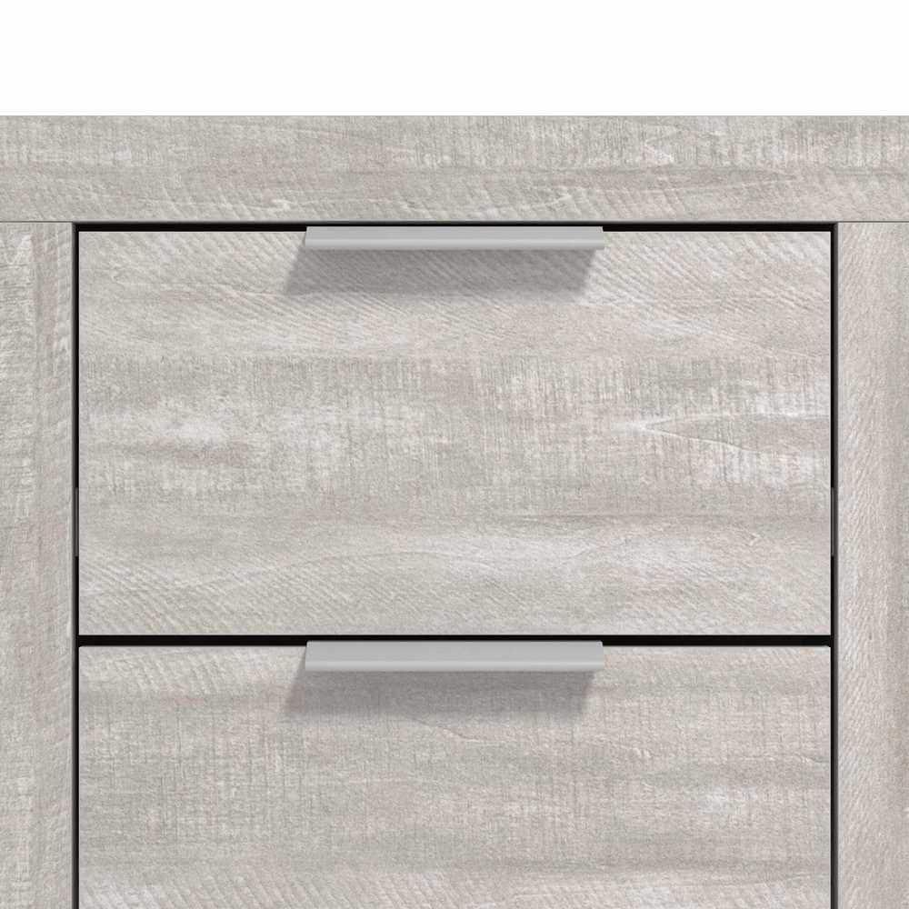 Galano Harlowin 2 Drawer Nightstand - Dusty Grey Oak