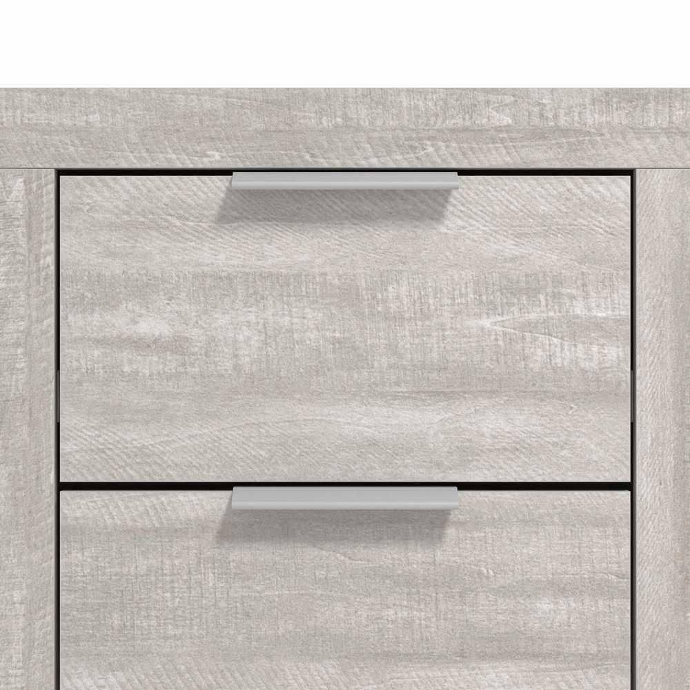 Galano Harlowin 2 Drawer Nightstand - Dusty Grey Oak