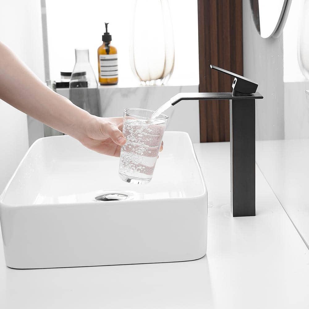 Vessel Sink Faucet Single-handle Bathroom Faucet with Drain Assembly