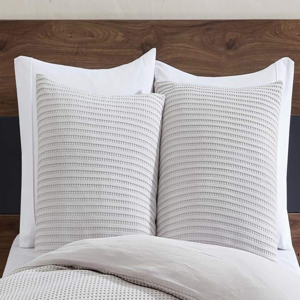 Kenneth Cole Kenneth Cole Solid Waffle Reversible Comforter Set