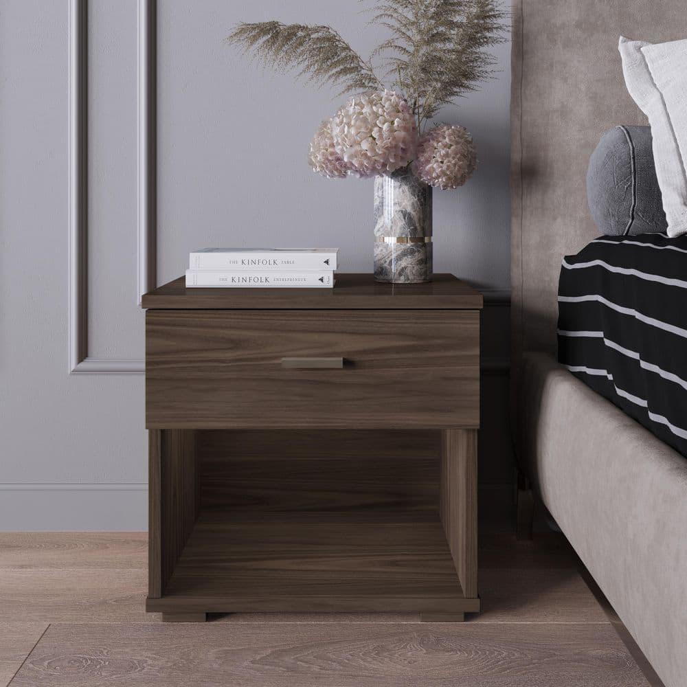 RestRite NOWN153NS Novalee Low Profile Bedroom Nightstand