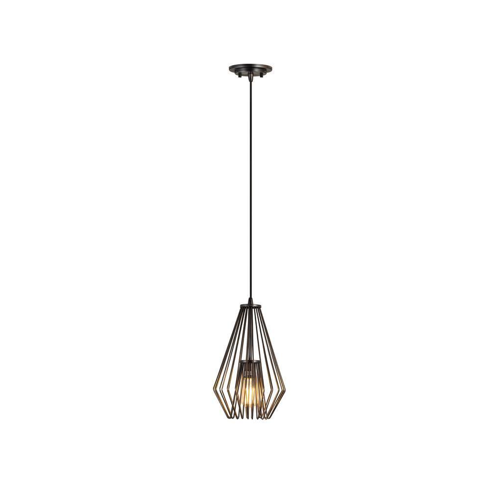 Z-Lite Quintus 1 - Light Pendant in  Plated Bronze