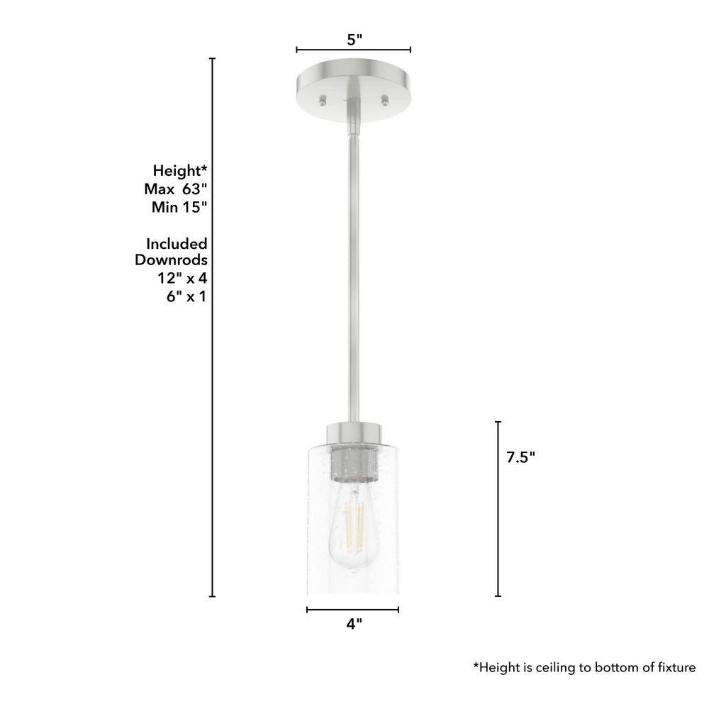 Hartland 1 - Light Single Jar Pendant