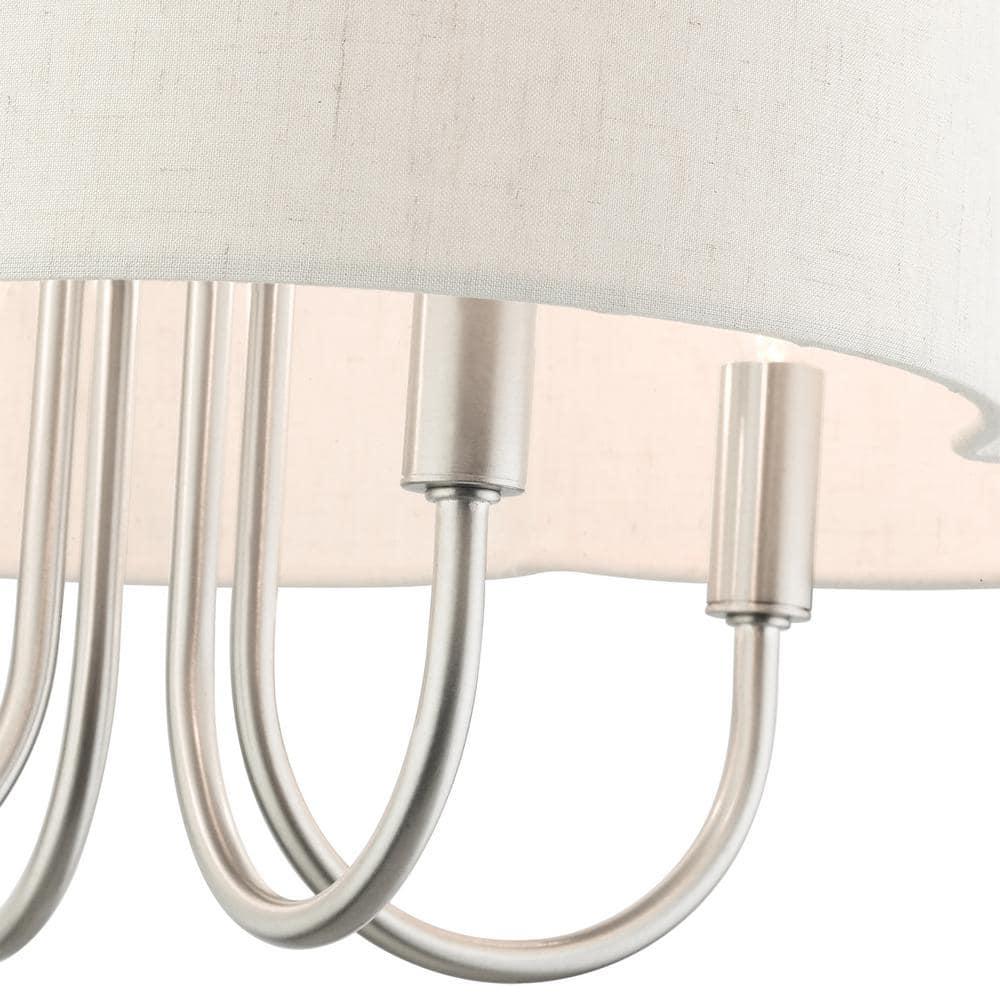 Livex Lighting Solstice 4 - Light Chandelier in  Brushed Nickel