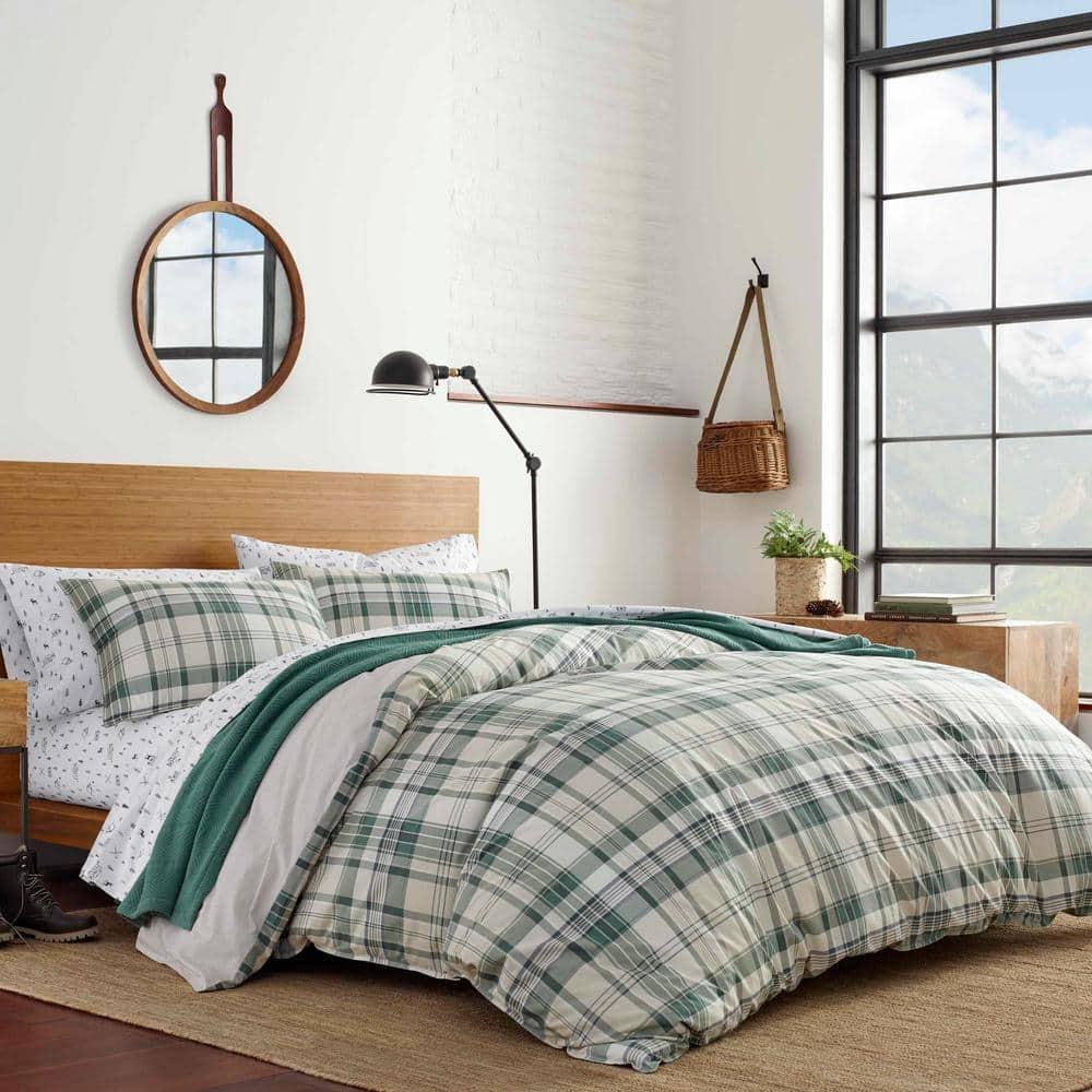 Eddie Bauer Coal Creek Plaid Cotton Comforter Set