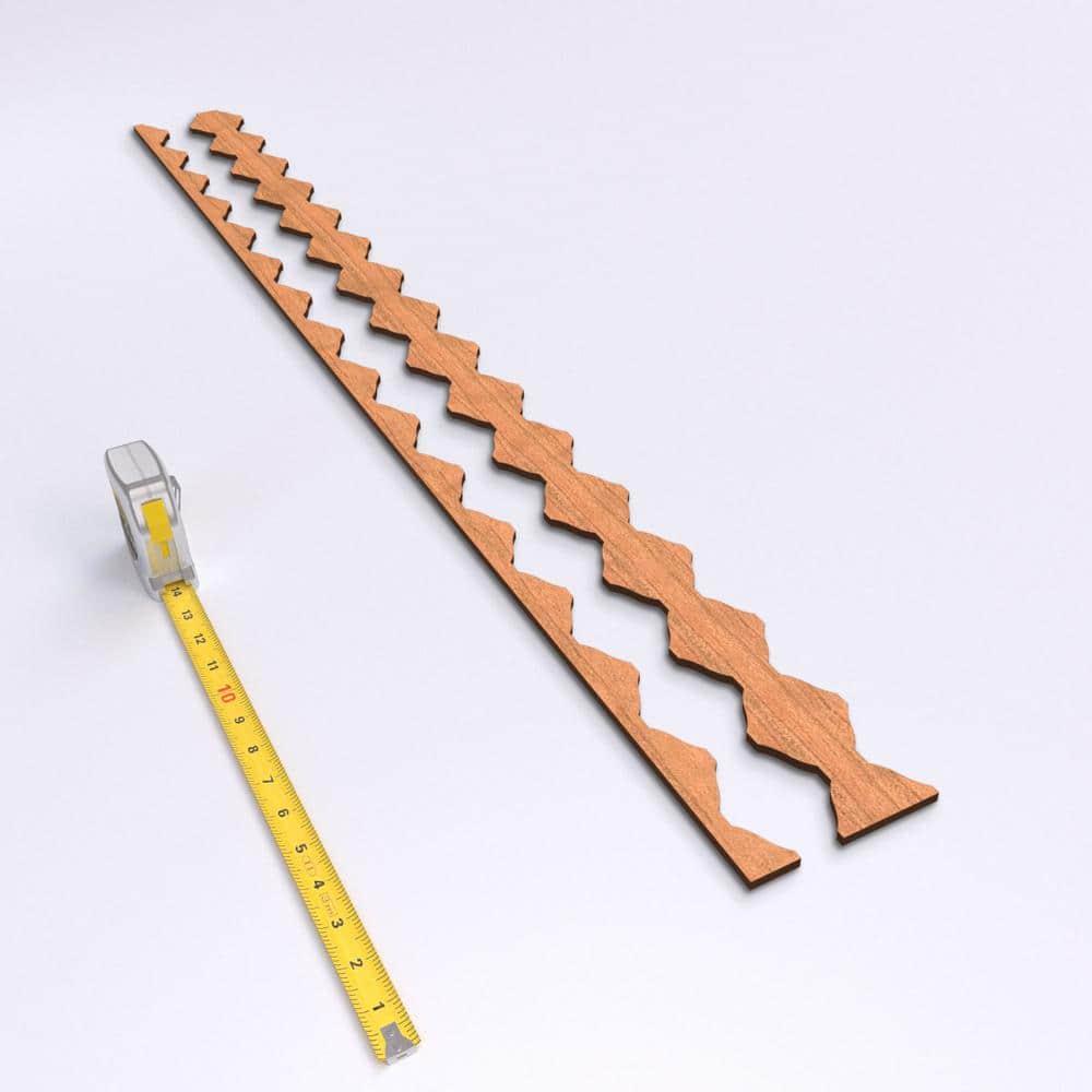 Ekena Millwork Sheyenne Adjustable Wood Decorative Slat Wall Panel Kit