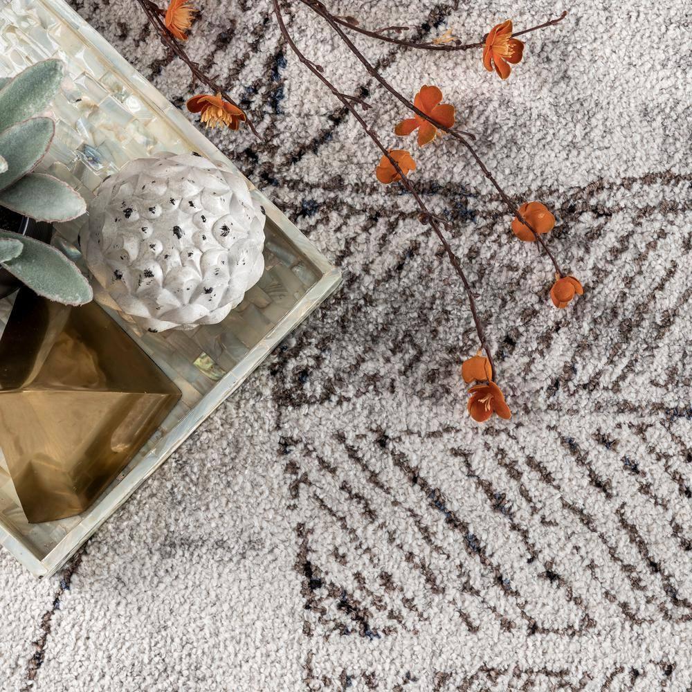 Nuloom Simone Global-Inspired Moroccan Cotton Blend Indoor Area Rug - Beige 5x7