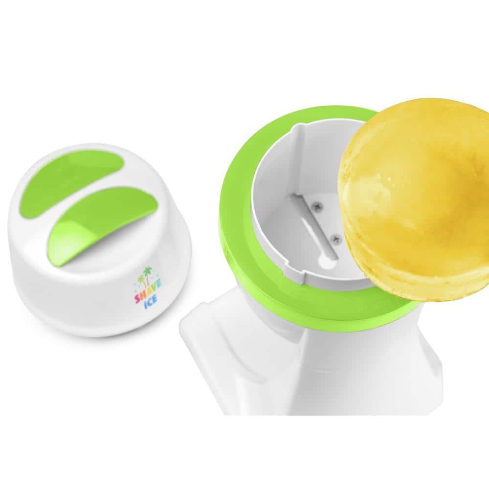 Nostalgia Nostalgia Electric Hawaiian Shave Ice & Snow Cone Maker, Includes Reusable Cup And Two Ice Molds, Stainless Steel Blades