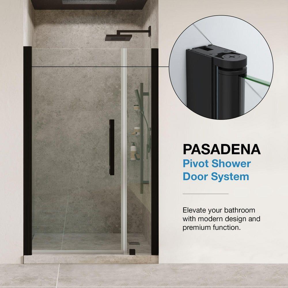 OVE Decors Pasadena 33 3/4 To 35 3/4 In. W X 72 In. H Alcove Frameless Pivot Shower Door , 2025