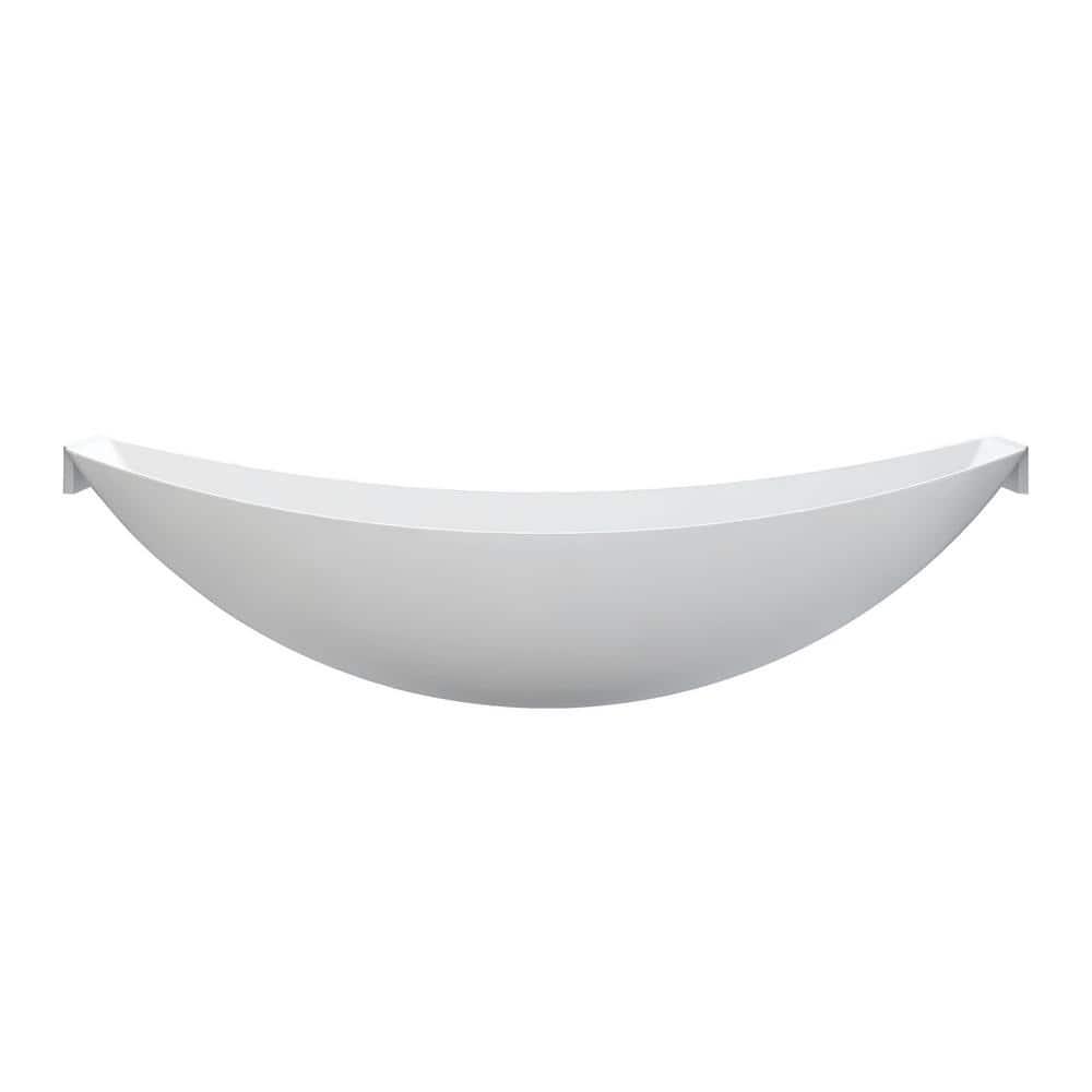 Alfi Brand HammockTub1-WM 78.75'' x 78.75'' Freestanding Soaking Acrylic Bathtub