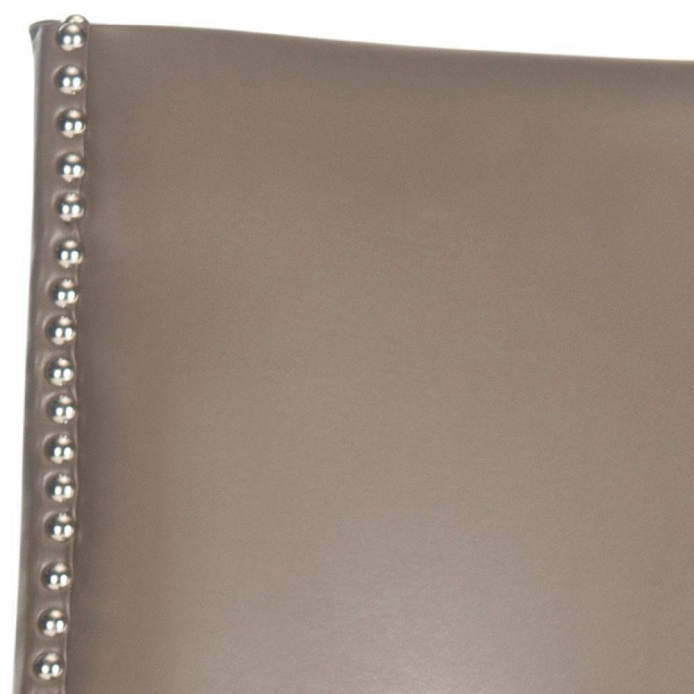Afton 20H Side Chair Silver Nail Heads  (Set Of 2) - Clay - Safavieh