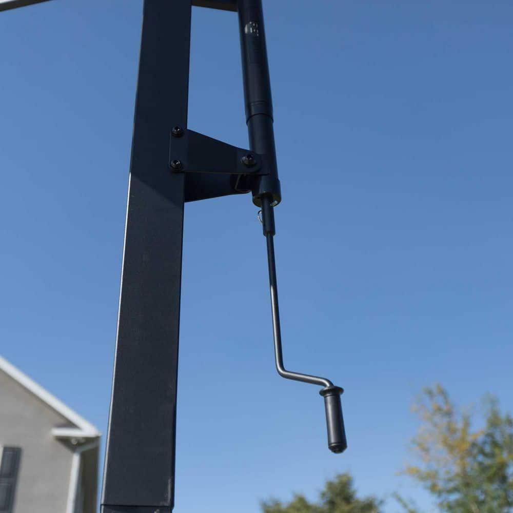 Lifetime New Adjustable Bolt Down Basketball Hoop (60-inch Tempered Glass), 90569