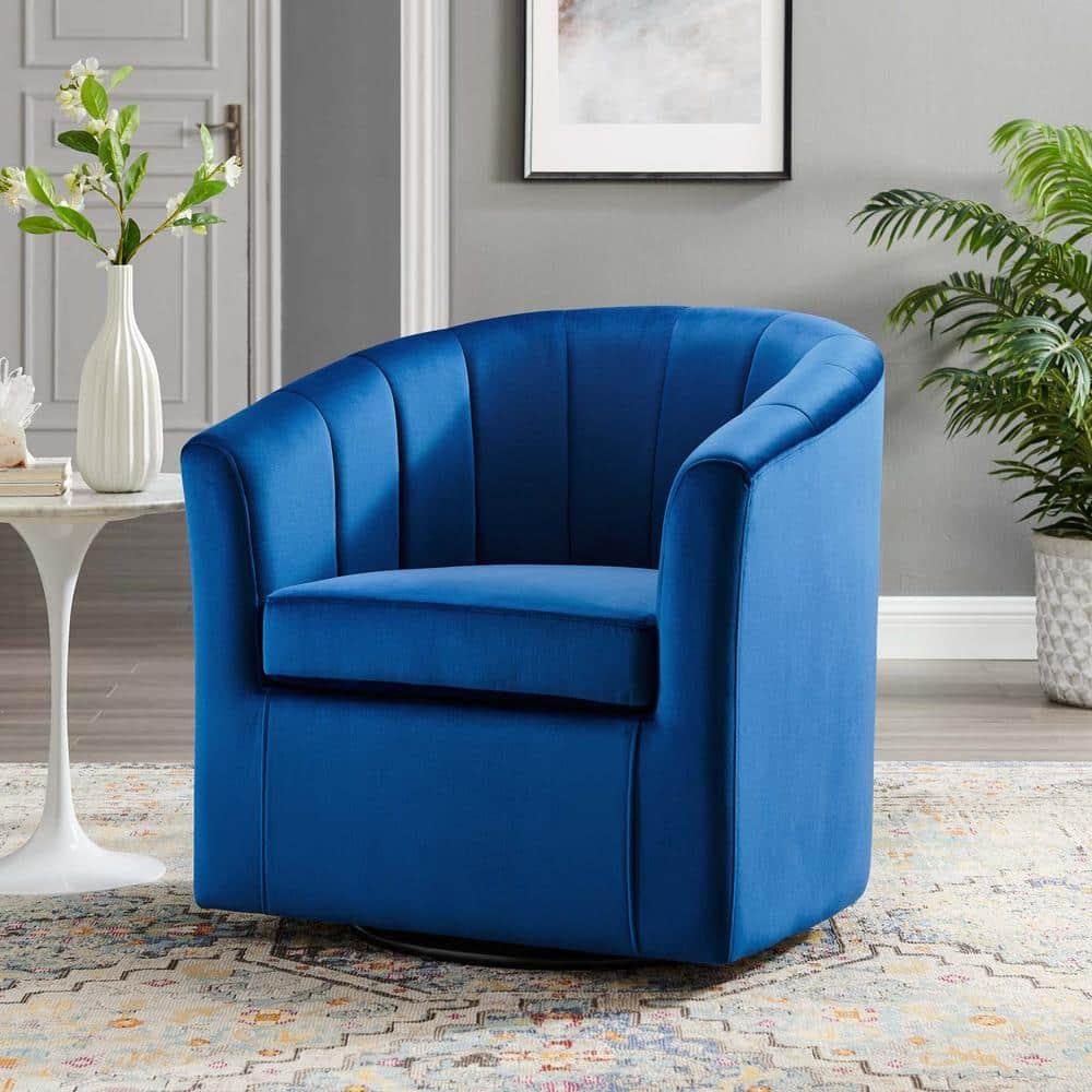 Modway Prospect Performance Velvet Swivel Armchair