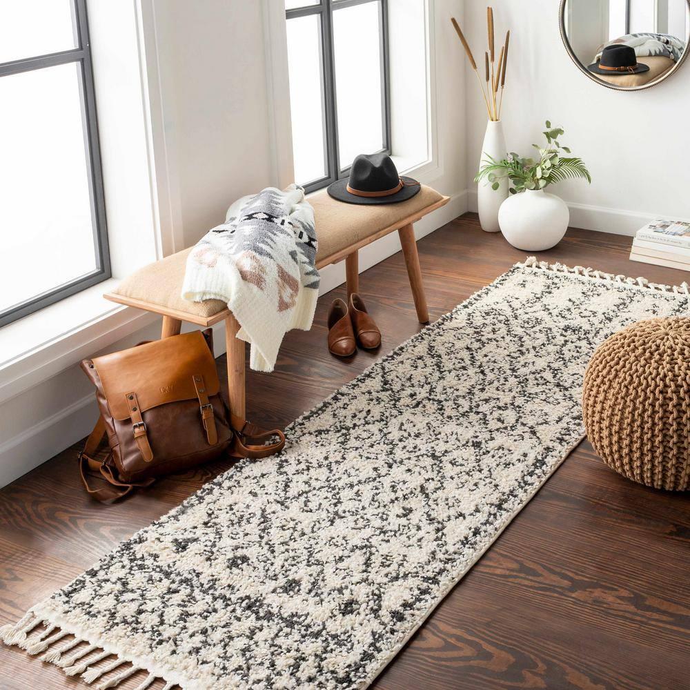 Hauteloom Rectangle Area Rug   Charcoal