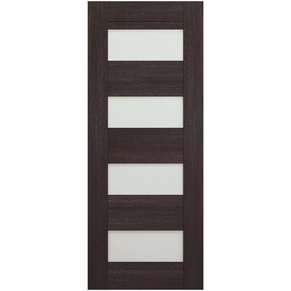 Belldinni Avon 07-08 Solid Manufactured Wood and Glass Standard Door Slab