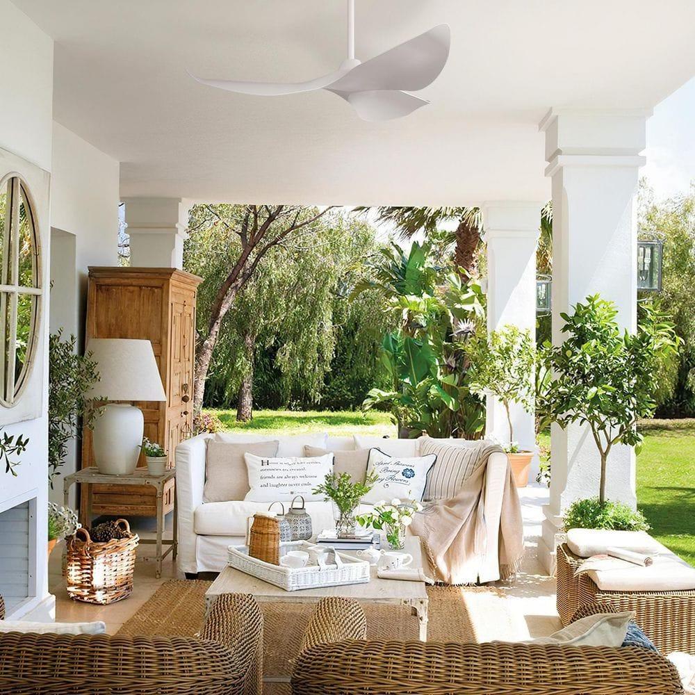 Sofucor 52'' Ceiling Fan Ceiling Fans without Lights for for Patios and Bedroom Black