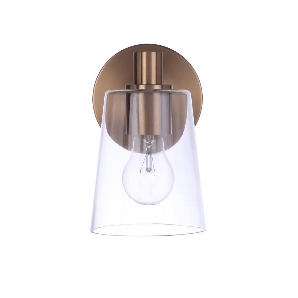 Craftmade Lighting Emilio 1 - Light Wall Light in  Satin Brass
