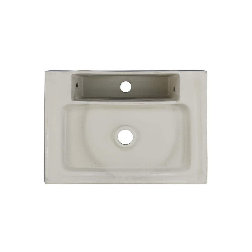 Claire 20 Rectangle Ceramic Vessel Sink