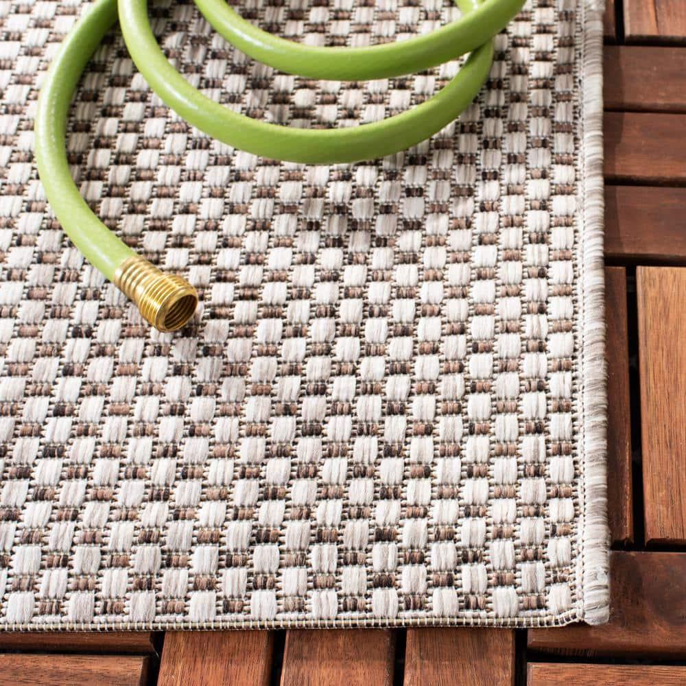 Courtyard CY8521 Power Loomed Indoor/Outdoor Accent Rug - Beige/Brown - 2'7"x5' - Safavieh.