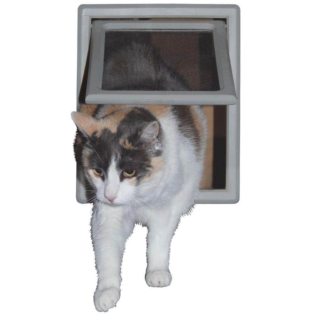 Ideal Pet Screen Fit Pet Door for Screen Doors with Clear Plastic Flap, Medium