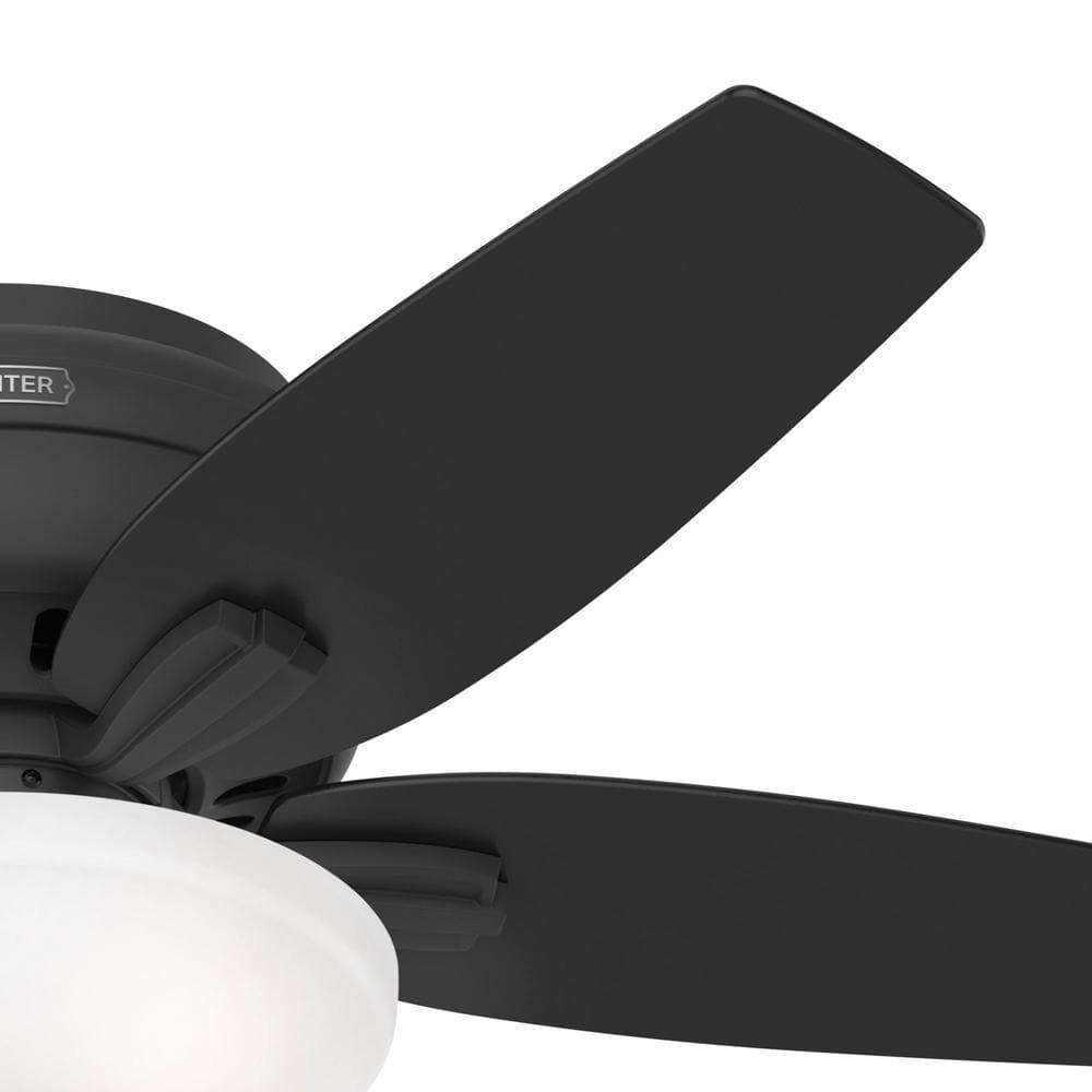 Newsome 42" 5 - Blade Traditional Flush Mount Indoor Ceiling Fan with Lights and Pull Chains