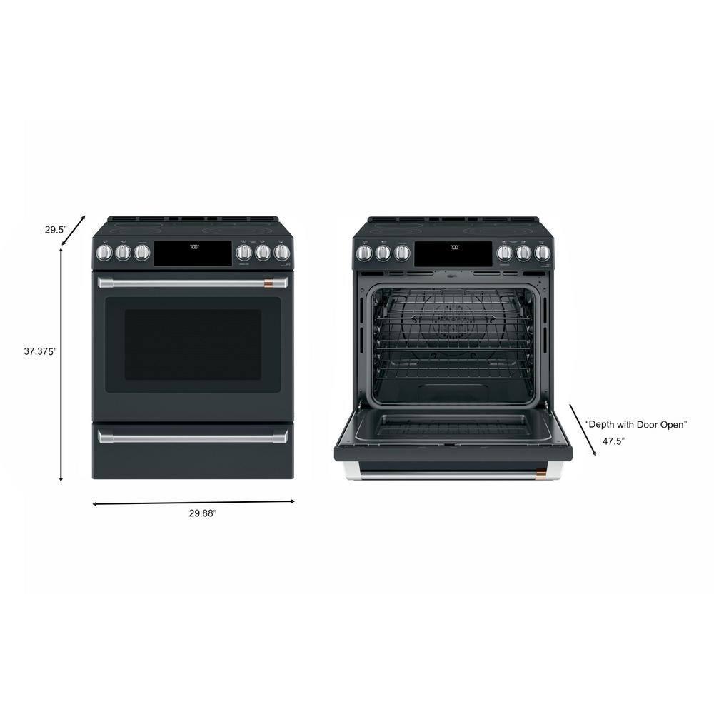 Café Café Kitchen Suite 30" 5.7 cu. ft. Smart Slide-in Electric Range with Convection Oven CES700P3MD1