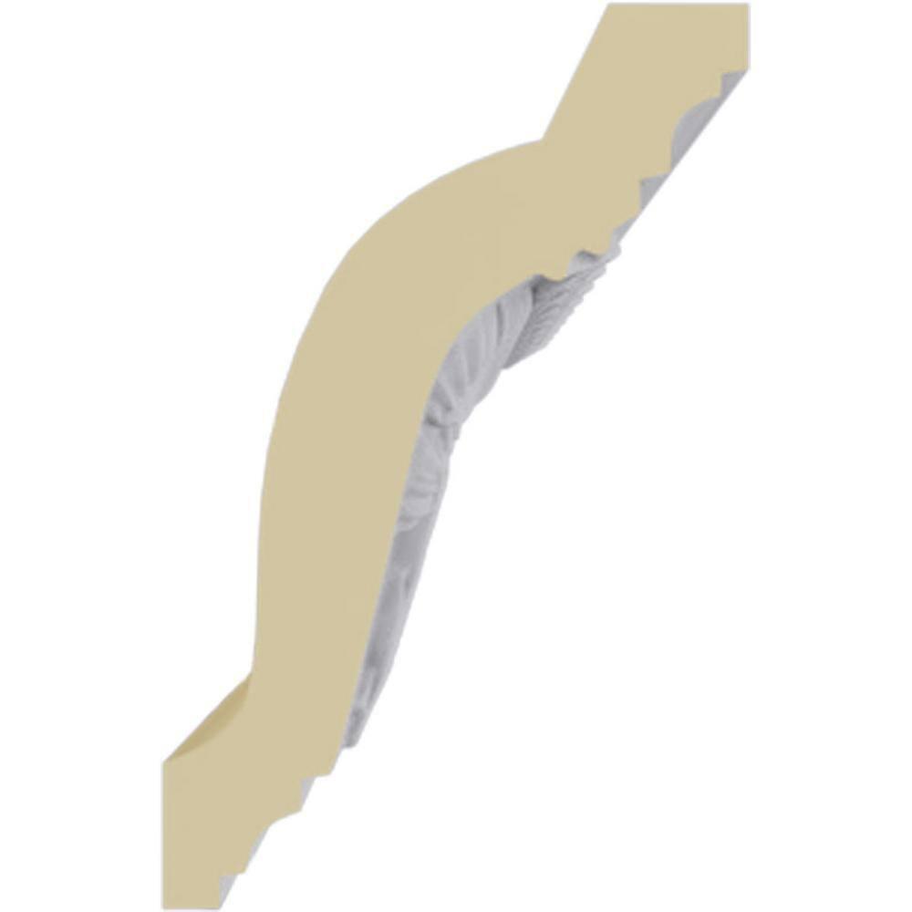 Ekena Millwork 4 1/4"H x 2 3/4"P x 5"F x 94 1/2"L Scott Crown Moulding