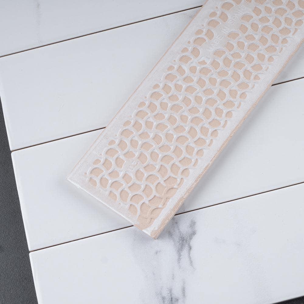 Supreme Tile Paloma Calacatta 2.95 in. X 11.81 in. Ceramic Subway Wall Tile