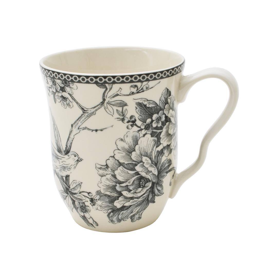 222 Fifth 222 Fifth Adelaide 16-Piece Porcelain Floral Dinnerware Set - Service For 4